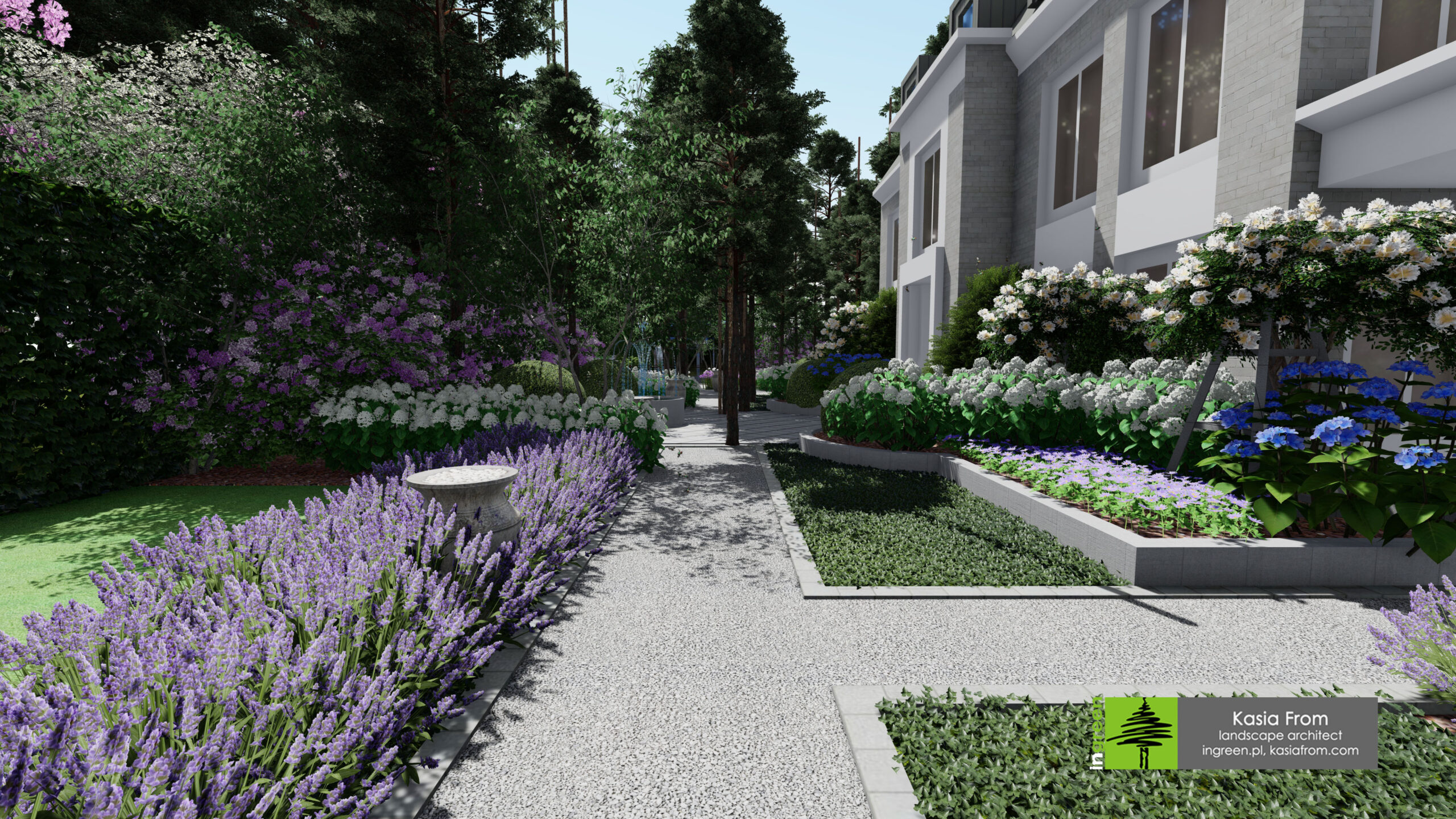 ogród francuski kasiafrom ogrody warszawa architekt nowoczesnyogrod projektogrodu projektyogrodow projektantogrodow modern garden design ogrod wizu9